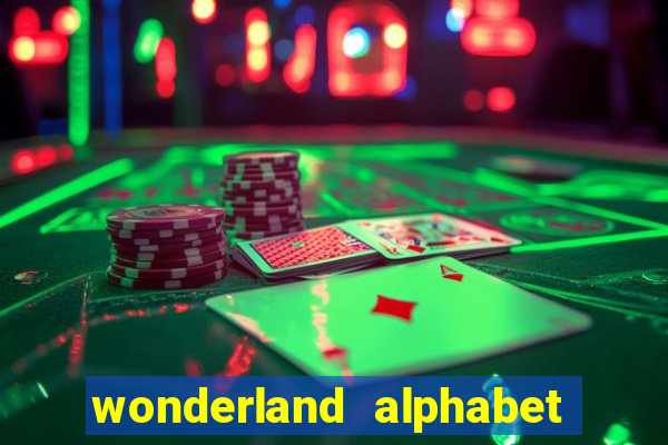 wonderland alphabet comic studio